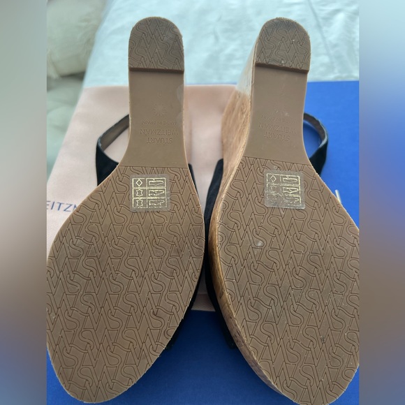 Stuart Weitzman sling back wedge. Only worn once! - Picture 2 of 3